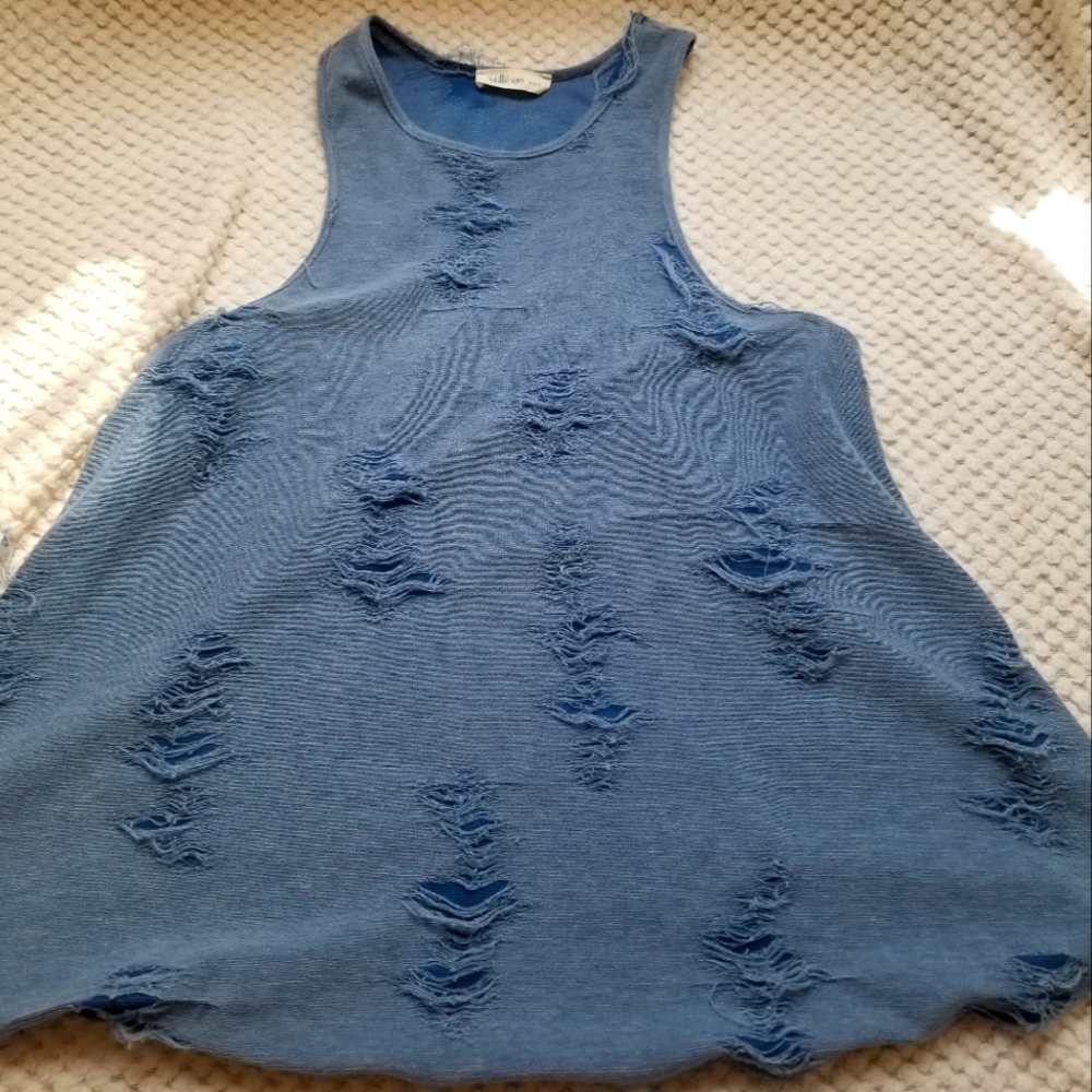 Grunge/Ripped Style Oversized Tank